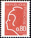 timbre N° 1862A, Marianne de Durrens