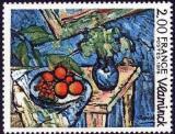 timbre N° 1901, Maurice de Vlaminck « Nature morte »
