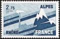 timbre N° 1919, Rhône Aples