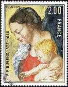 timbre N° 1958, Peter Paul Rubens, 400ème anniversaire de sa naissance