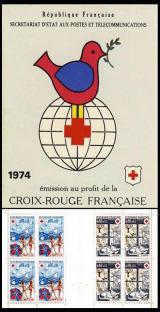 timbre Carnet croix rouge N° 2023, Carnet Croix Rouge
