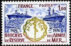  Cinquantenaire de l'association centrale des officiers de réserve de l'armée de mer 