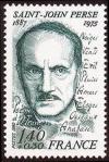 timbre N° 2099, Saint-John Perse (1887-1975)  poète, écrivain, prix Nobel de littérature en 1960