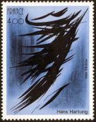 timbre N° 2110, Oeuvre de Hans Hartung