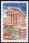 timbre N° 2133, La Maison Carrée à Nimes