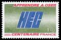 timbre N° 2145, HEC - Centenaire de la fondation de l'École