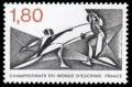 timbre N° 2147, Championnats du monde d'escrime