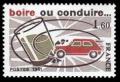 timbre N° 2159, Boire ou conduire ...Campagne pour la sécurité routière
