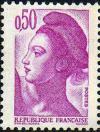 timbre N° 2184, Liberté d'après le tableau «La Liberté guidant le peuple» d' Eugène Delacroix