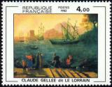 timbre N° 2211, Claude Gellée dit le Lorrain «Embarquement à Ostic»