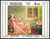 timbre N° 2245, Balthus «La chambre turc»