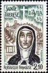timbre N° 2249, Sainte Thérèse d'Avila  4ème centenaire de sa mort