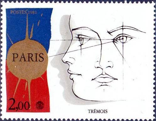  Philexfrance 82 - Dessin de Trémois - Paris 