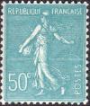 timbre N° 362, Semeuse lignée