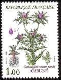 timbre N° 2266, Fleurs de montagne (Carline)