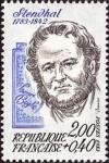 timbre N° 2284, Henri Beyle dit Stendhal (1783-1842) écrivain