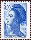 timbre N° 2320, Liberté d'après le tableau «La Liberté guidant le peuple» d' Eugène Delacroix