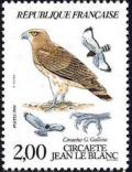 timbre N° 2338, Circaète Jean le Blanc ( Circaetus G Gallicus)