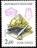 timbre N° 2429, Minéraux - la Marcassite