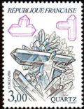 timbre N° 2430, Minéraux - le Quartz