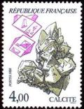 timbre N° 2431, Minéraux - la Calcite