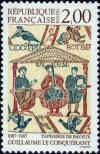 timbre N° 2492, 1087 - 1987 Tapisserie de Bayeux ( Guillaume le Conquérant )