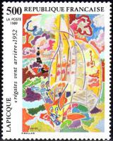 timbre N° 2606, « Régates vent arrière » de Charles Lapicque