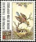 timbre N° 2612, Croix Rouge - Soierie de Lyon XVIII ème siècle