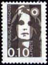 timbre N° 2617, Marianne du bicentenaire 0f 10