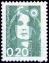 timbre N° 2618, Marianne du bicentenaire