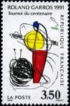 timbre N° 2699, Roland Garros 1991 - Tournoi du centenaire