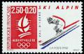 timbre N° 2710, «Albertville 92» Jeux olympiques d'hiver 1992 à Albertville - Ski alpin - Val d´Isère