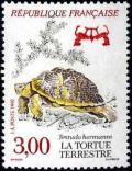 timbre N° 2722, Espèces protégées - Tortue terrestre