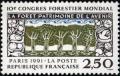 timbre N° 2725, 10ème congrès forestier mondial à Paris