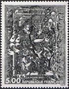timbre N° 2730, « Volta faccia » oeuvre de François Rouan