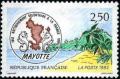 timbre N° 2735, Rattachement volontaire de Mayotte à la France