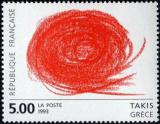 timbre N° 2834, Oeuvre originale de Takis (Grèce)