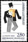 timbre N° 2869, Relations culturelles France-Suède - Fernand Léger - Ballets suèdois