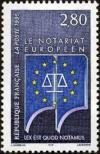 timbre N° 2924, Le notariat européen