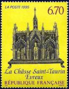 timbre N° 2926, La châsse de Saint-Taurin à Evreux