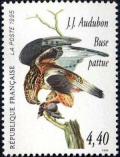 timbre N° 2932, Les oiseaux de John J. Audubon - Buse pattue