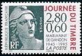 timbre N° 2933, Journée du timbre. Cinquantenaire de la Marianne de Gandon