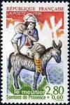 timbre N° 2977, Santons de Provence - Le meunier