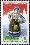 timbre N° 2979, Santons de Provence - La poissonnière