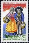 timbre N° 2981, Santons de Provence - Les vieux