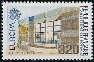  Etablissements postaux <br>Bâtiment postal moderne: Cerizay