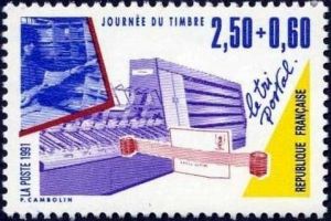  Journée du timbre - Le tri postal 