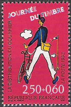  Journée du timbre - La distribution du courrier 