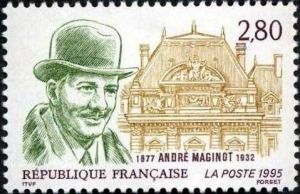  André Maginot (1877-1932), homme politique français, concepteur de la Ligne Maginot. 