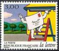 timbre N° 3061, Le voyage d'une lettre